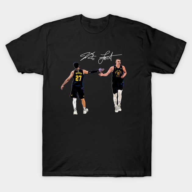 Jokic & Murray T-Shirt by Buff Geeks Art